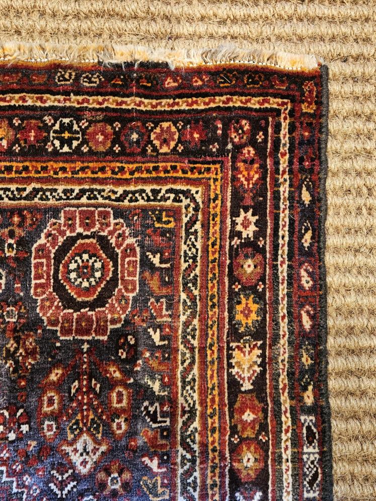 Persian Saroq Rug with Rust Background - Image 2