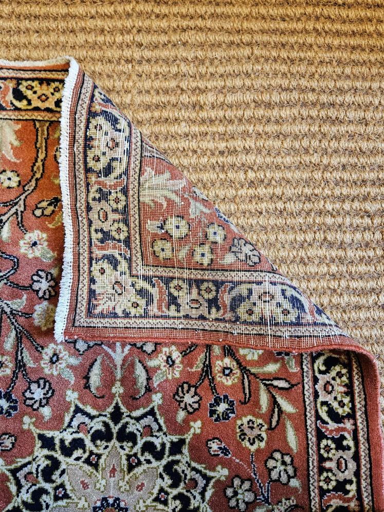 Fine Quality Hearth Sized Persian Pure Wool Rug - Image 4