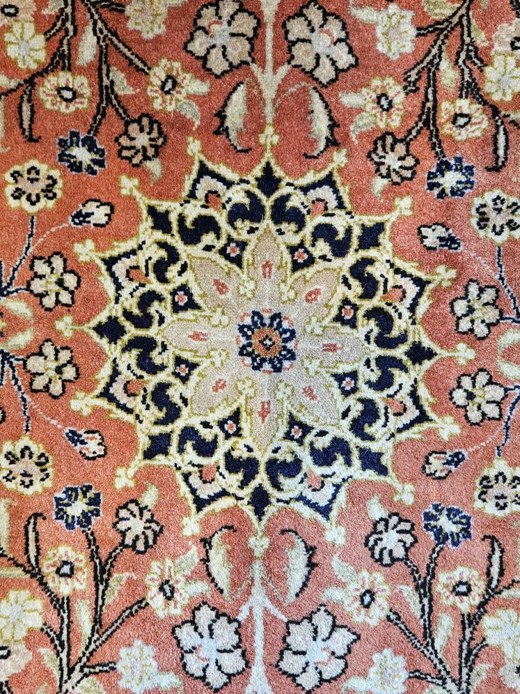Fine Quality Hearth Sized Persian Pure Wool Rug - Image 2