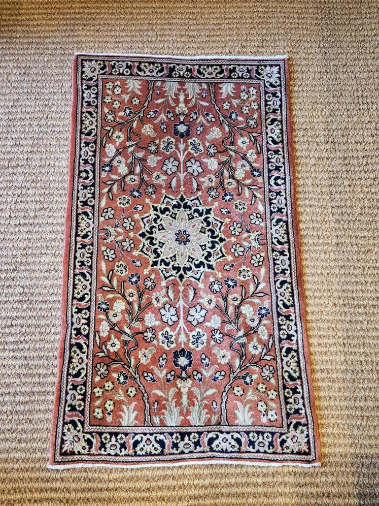 Fine Quality Hearth Sized Persian Pure Wool Rug - Image 1