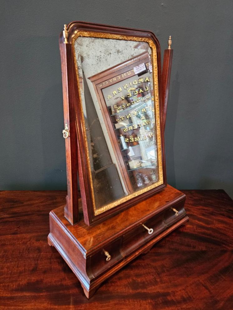 George II Mahogany Toilet Mirror - Image 3