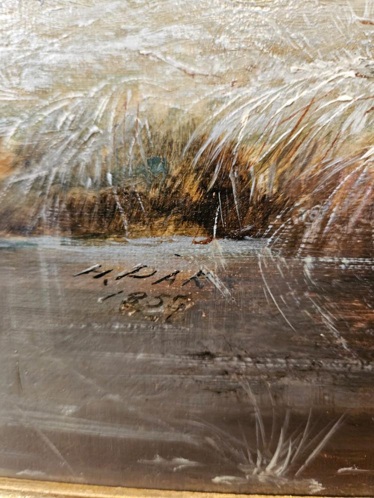 Fine Victorian Oil on Canvas Painting by Henry Park - Image 7