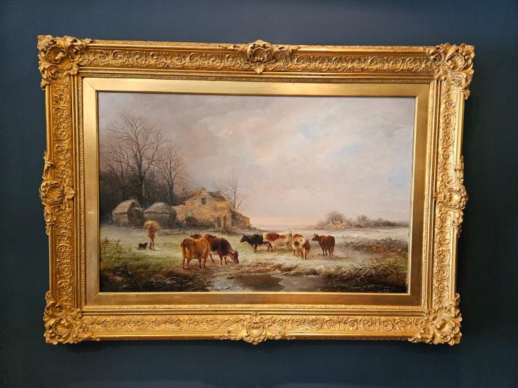 Fine Victorian Oil on Canvas Painting by Henry Park - Image 3