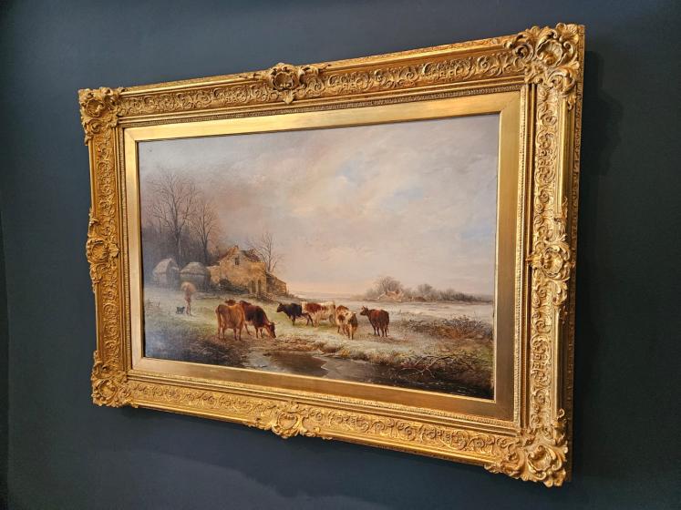 Fine Victorian Oil on Canvas Painting by Henry Park - Image 2