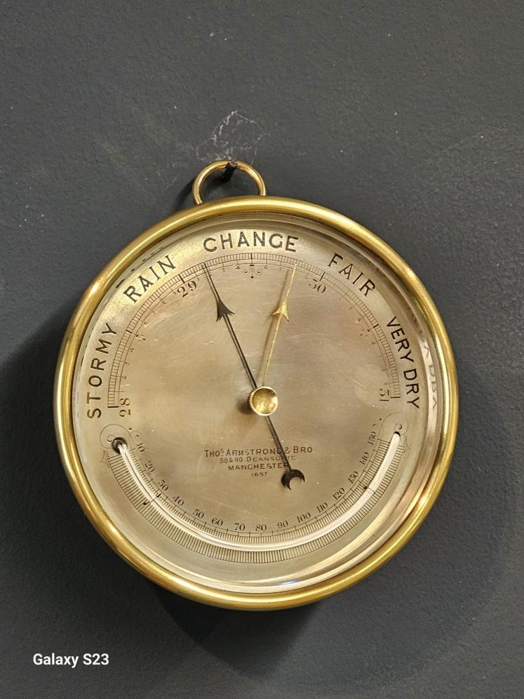 Victorian Marine Barometer by Armstrong Manchester  - Image 1