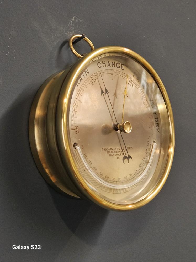 Victorian Marine Barometer by Armstrong Manchester  - Image 2