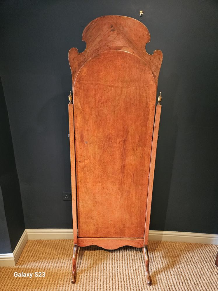 Superb Large 1920's Chinoiserie Cheval Mirror  - Image 3