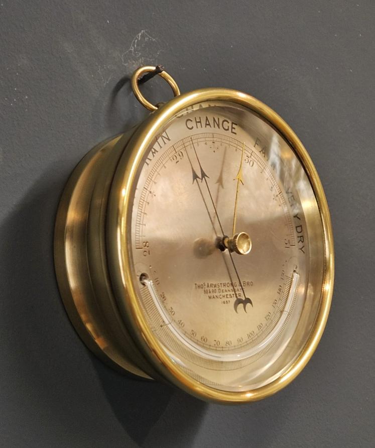 Victorian Marine Barometer by Armstrong Manchester  - Image 5