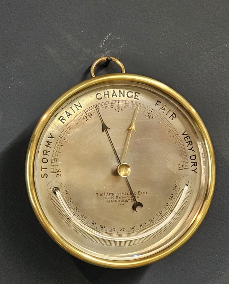 Victorian Marine Barometer by Armstrong Manchester  - Image 1