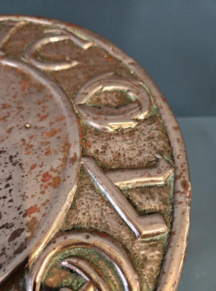 Edwardian Arts and Crafts 'Sit ye on' Glasgow School Stool - Image 6