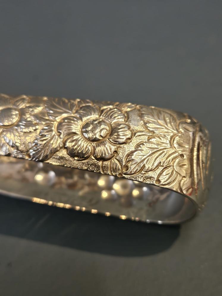 Large Pair of Fine Quality George III Dublin Silver Sugar Tongs - Image 7