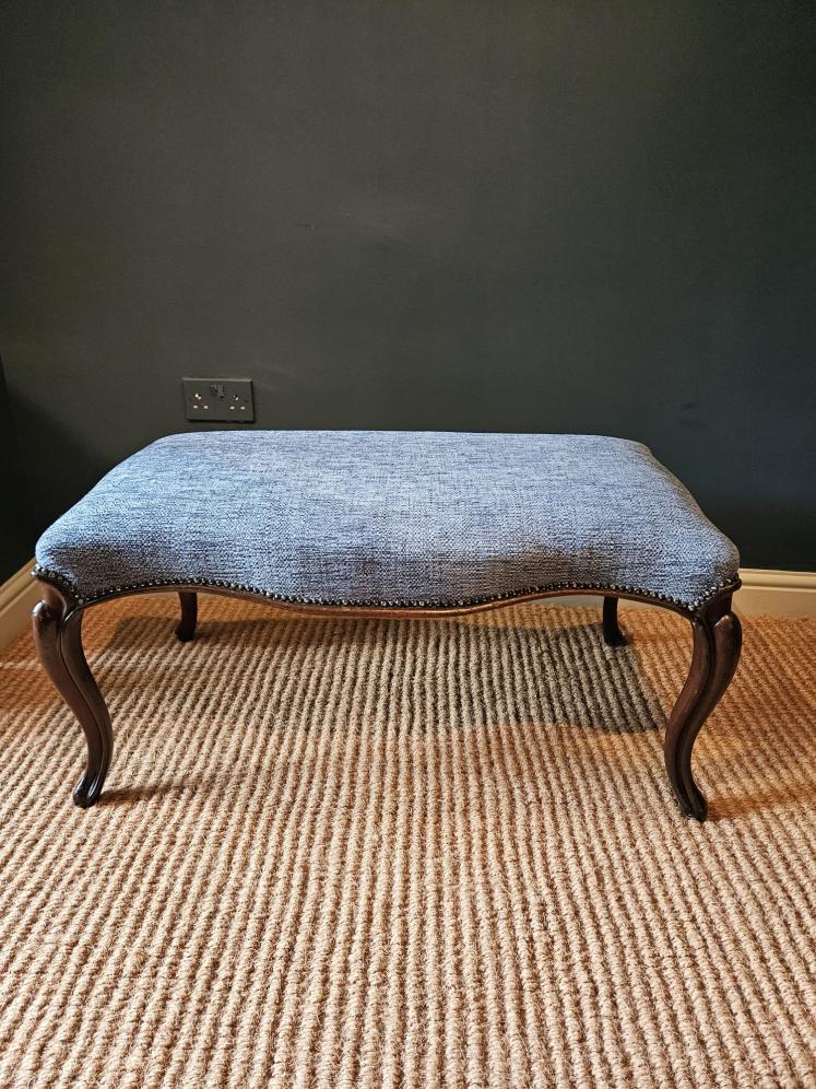 Victorian Sabre Leg Double Stool - Image 2