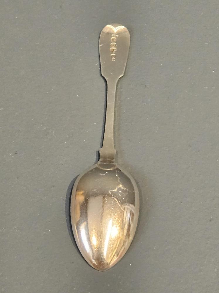 Set of Six Victorian Chester Silver Tea Spoons - Image 4