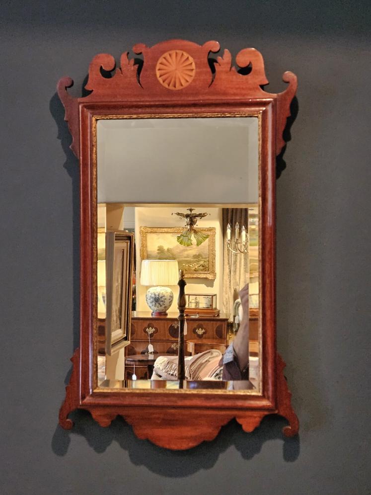George III Mahogany Mirror - Image 6