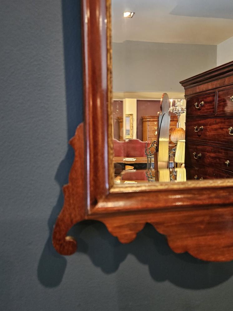 George III Mahogany Mirror - Image 4