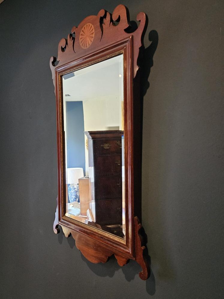 George III Mahogany Mirror - Image 3