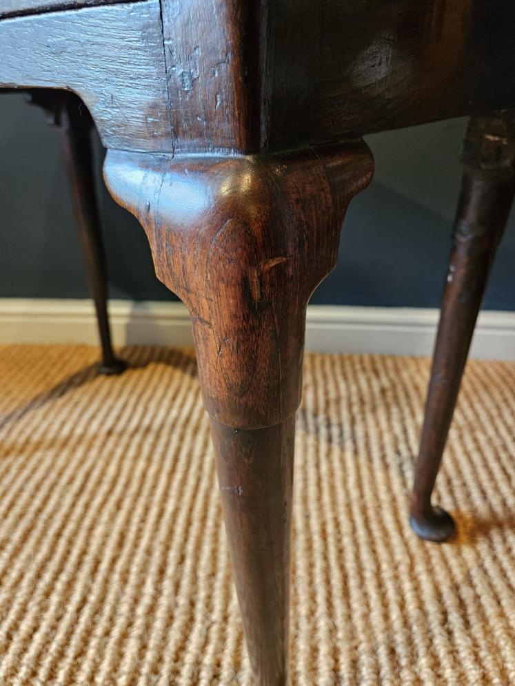 George II Oak Single Drawer Side Table - Image 8