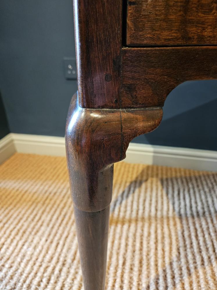 George II Oak Single Drawer Side Table - Image 5