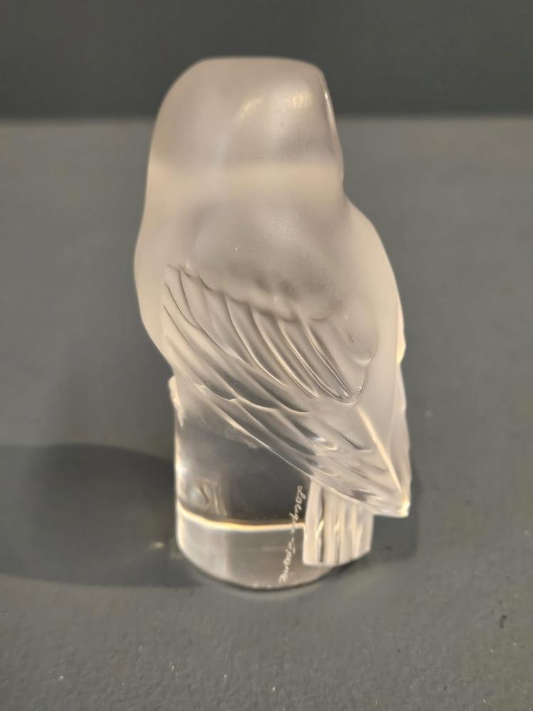 Lalique Opalescent Hibou Owl - Image 6