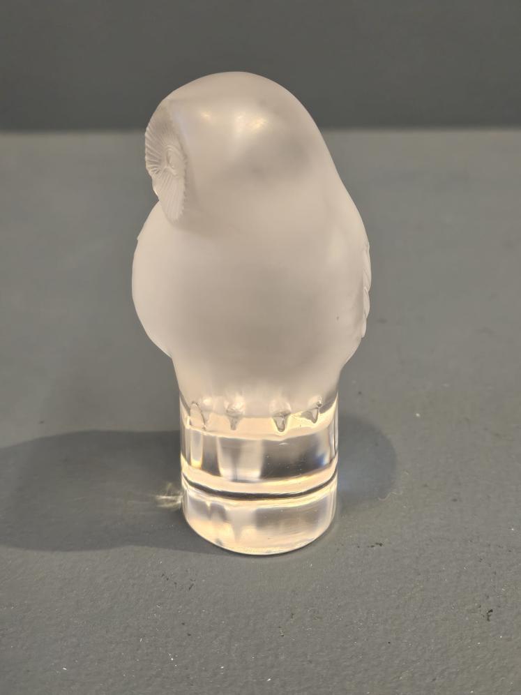 Lalique Opalescent Hibou Owl - Image 4