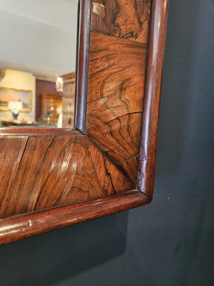 Regency Rosewood Cushion Frame Mirror - Image 5