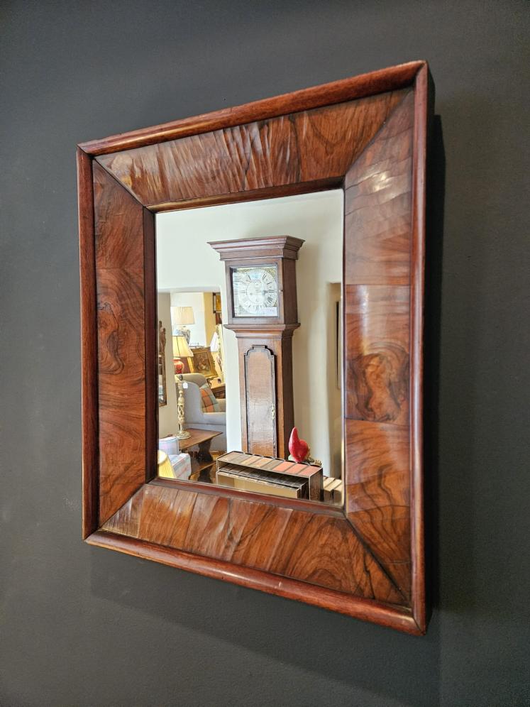 Regency Rosewood Cushion Frame Mirror - Image 4