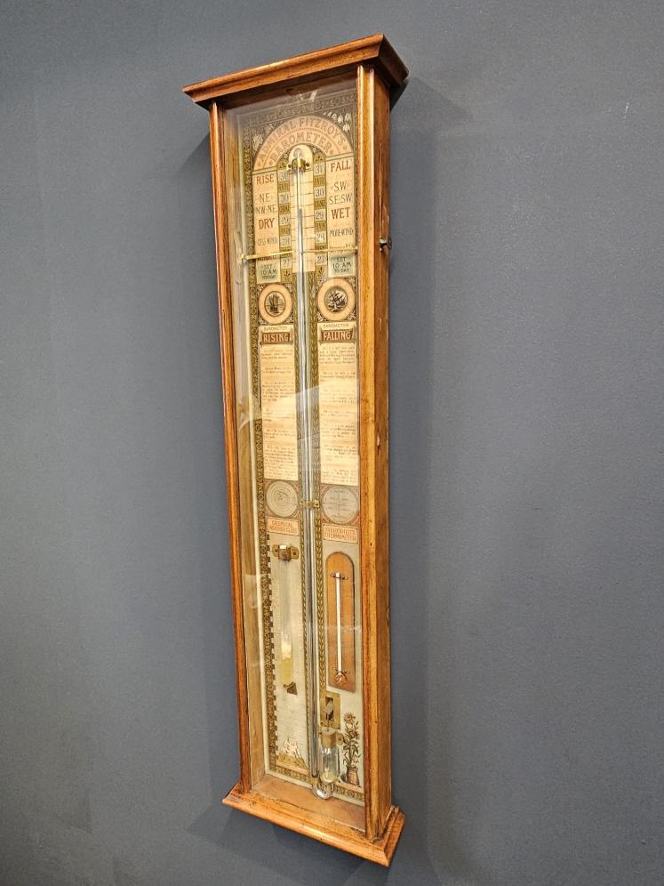 Victorian Admiral Fitzroy Barometer - Image 5