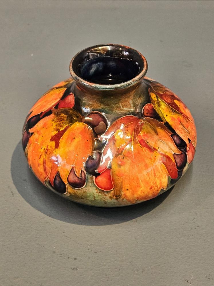 Superb Early Moorcroft Leaf and Berries Flambé Vase  - Image 1