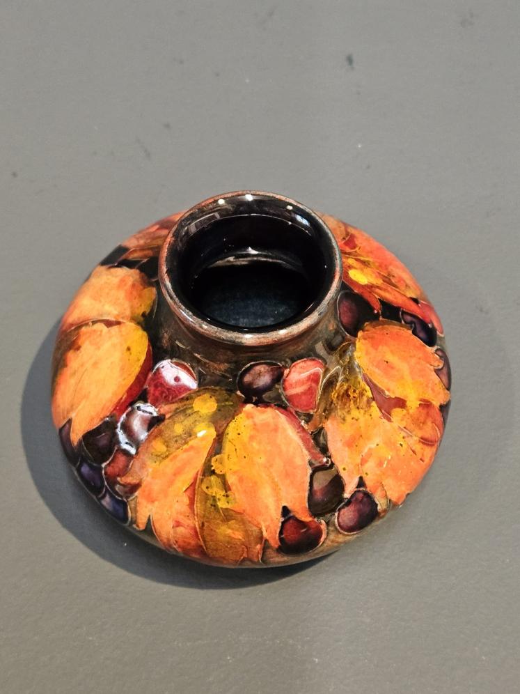 Superb Early Moorcroft Leaf and Berries Flambé Vase  - Image 2