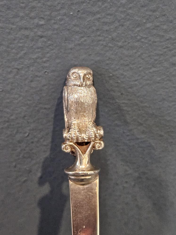 Edwardian Silver Owl Book Mark - Image 7