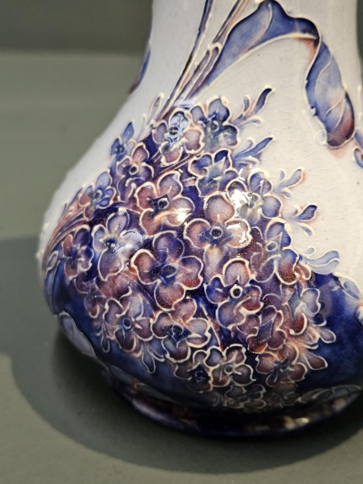 McIntyre Moorcroft Lilac Vase - Image 6