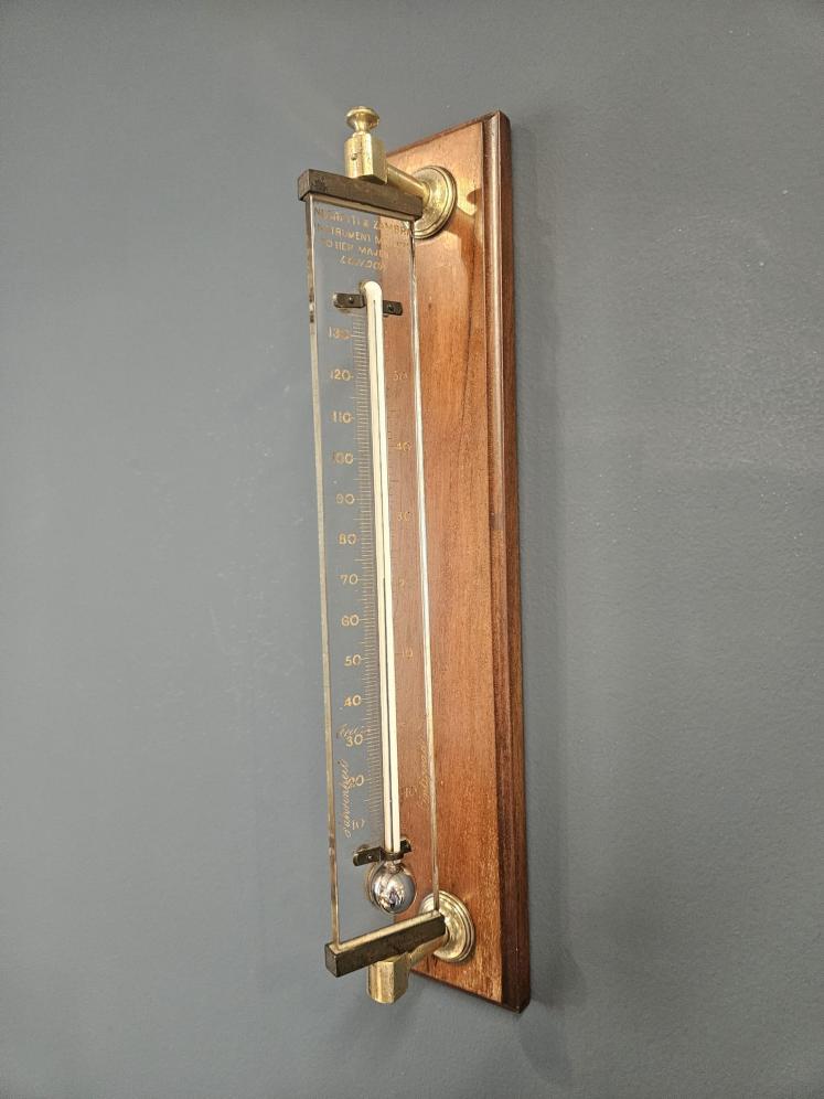 Unusual Negretti and Zambra Adjustable Angle Thermometer  - Image 8
