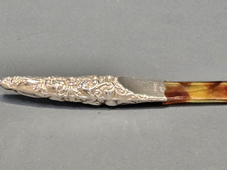 Victorian Silver and Tortoise Shell Letter Opener  - Image 6