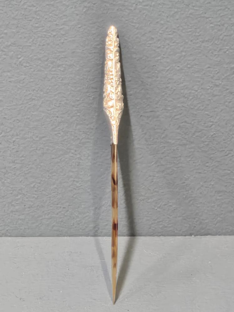 Victorian Silver and Tortoise Shell Letter Opener  - Image 5