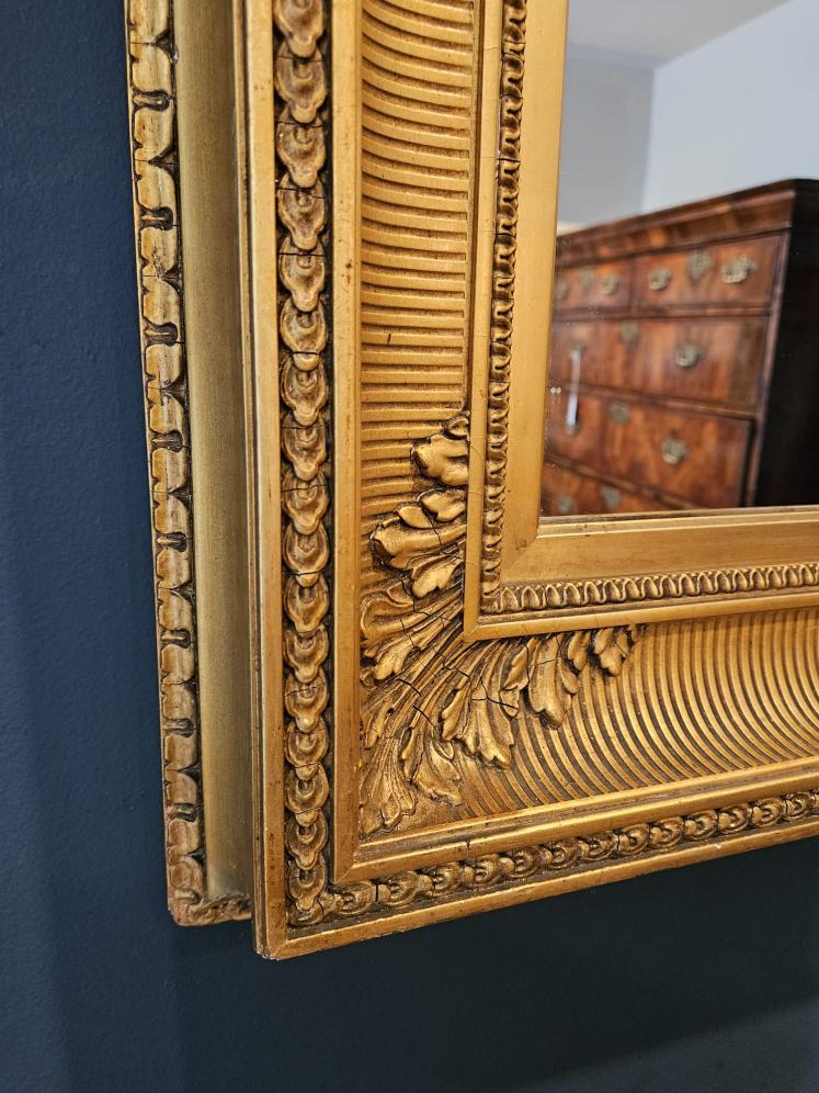Victorian Gilt Mirror With Acanthus Leaf Decoration - Image 2
