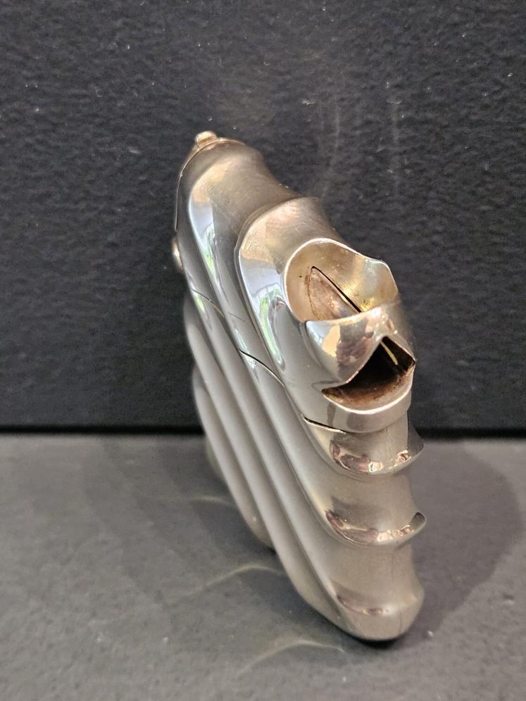 Unusual Silver Vesta Case with Cheroot Cutter - Image 4