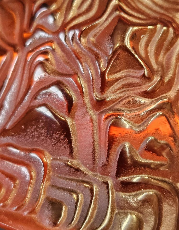 Small Lalique Amber Glass Turtle - Image 6