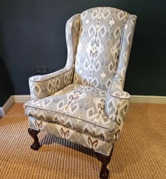 Edwardian Wing Back Arm Chair 
