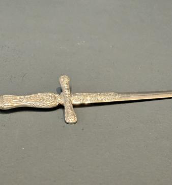 Early Victorian Silver Sword Letter Opener 