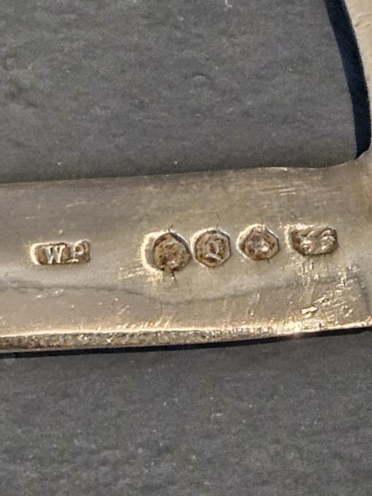 Early Victorian Silver Sword Letter Opener  - Image 7