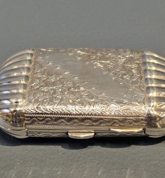 Victorian Silver Ladies Cheroot Case - Image