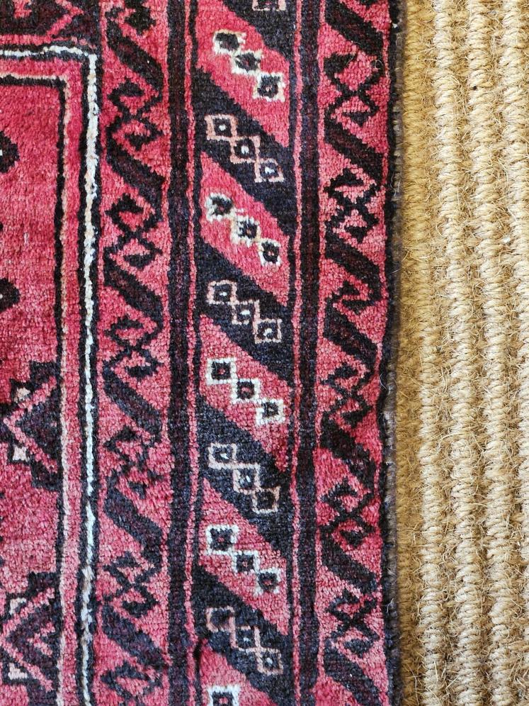 Persian Baluch Pure Wool Rug - Image 6