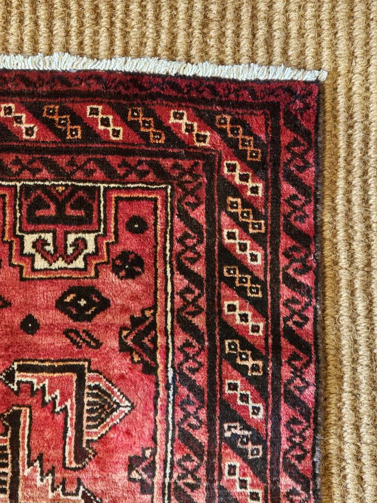 Persian Baluch Pure Wool Rug - Image 4