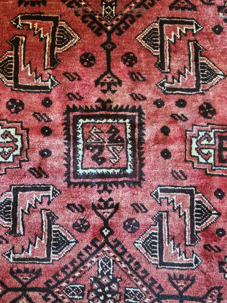 Persian Baluch Pure Wool Rug - Image 3