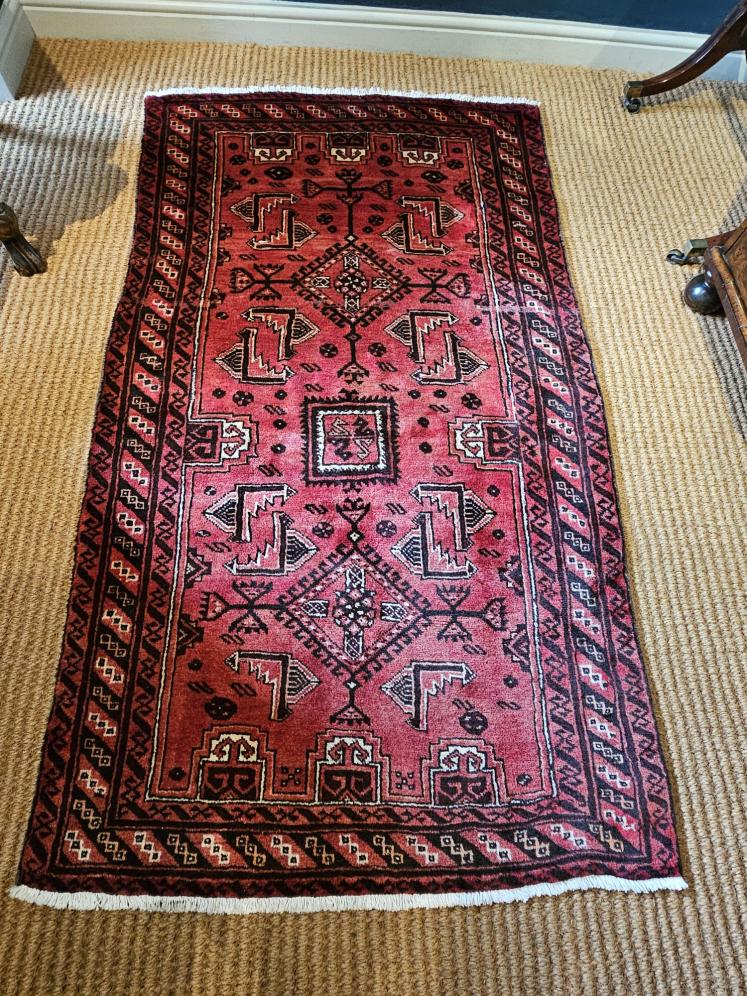 Persian Baluch Pure Wool Rug - Image 2