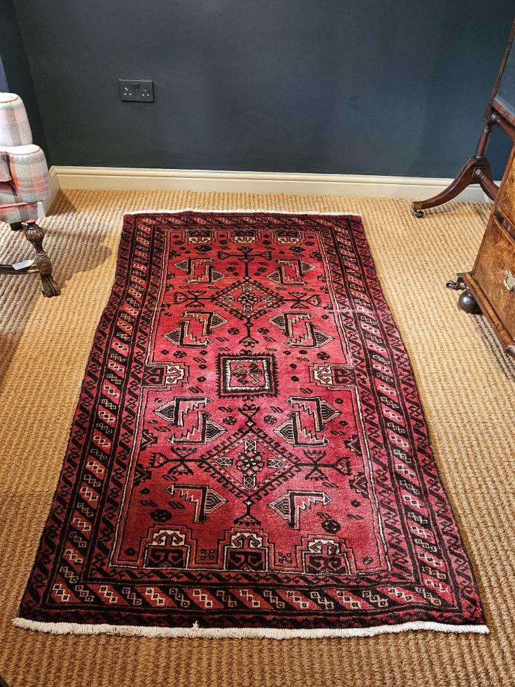 Persian Baluch Pure Wool Rug - Image 1