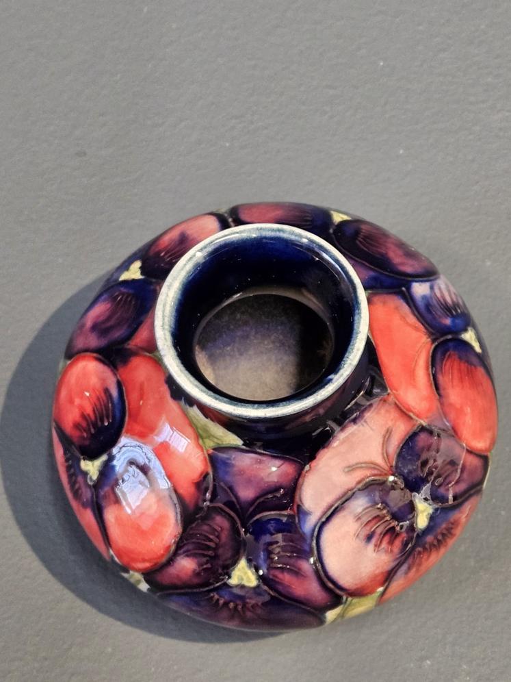 Small Moorcroft Pansy Vase - Image 6