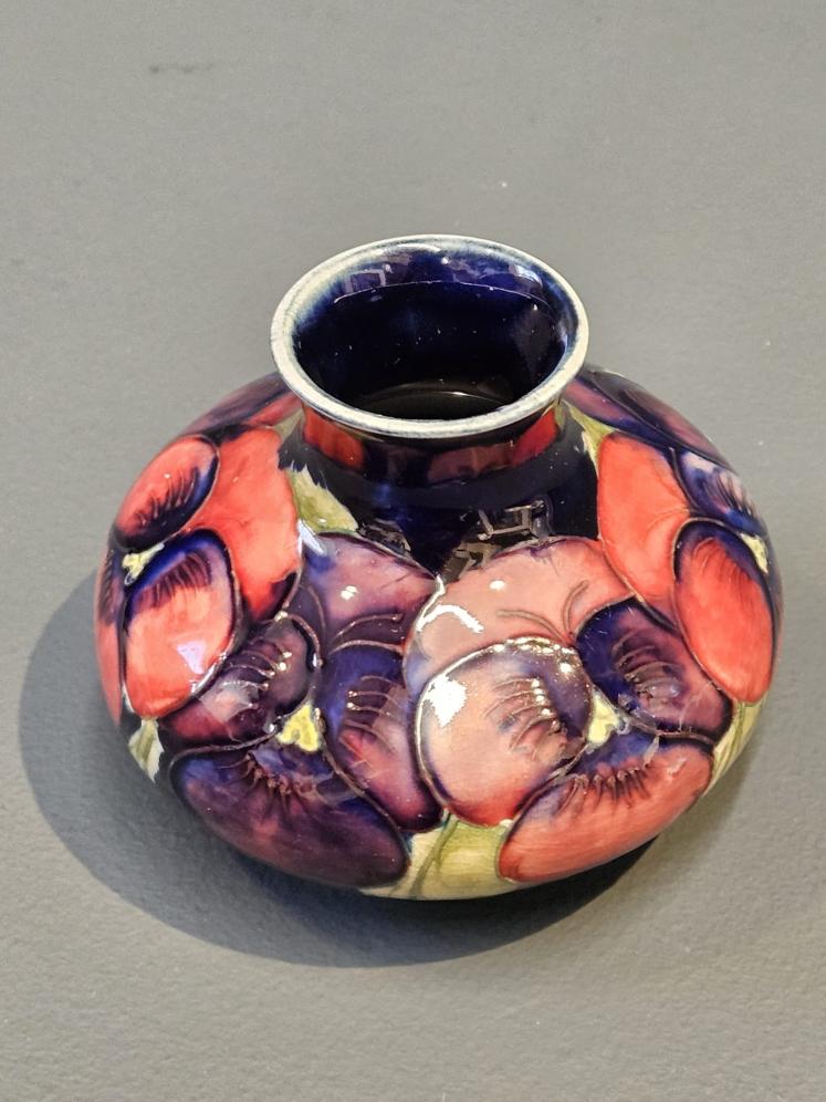 Small Moorcroft Pansy Vase - Image 5