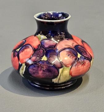 Small Moorcroft Pansy Vase - Image