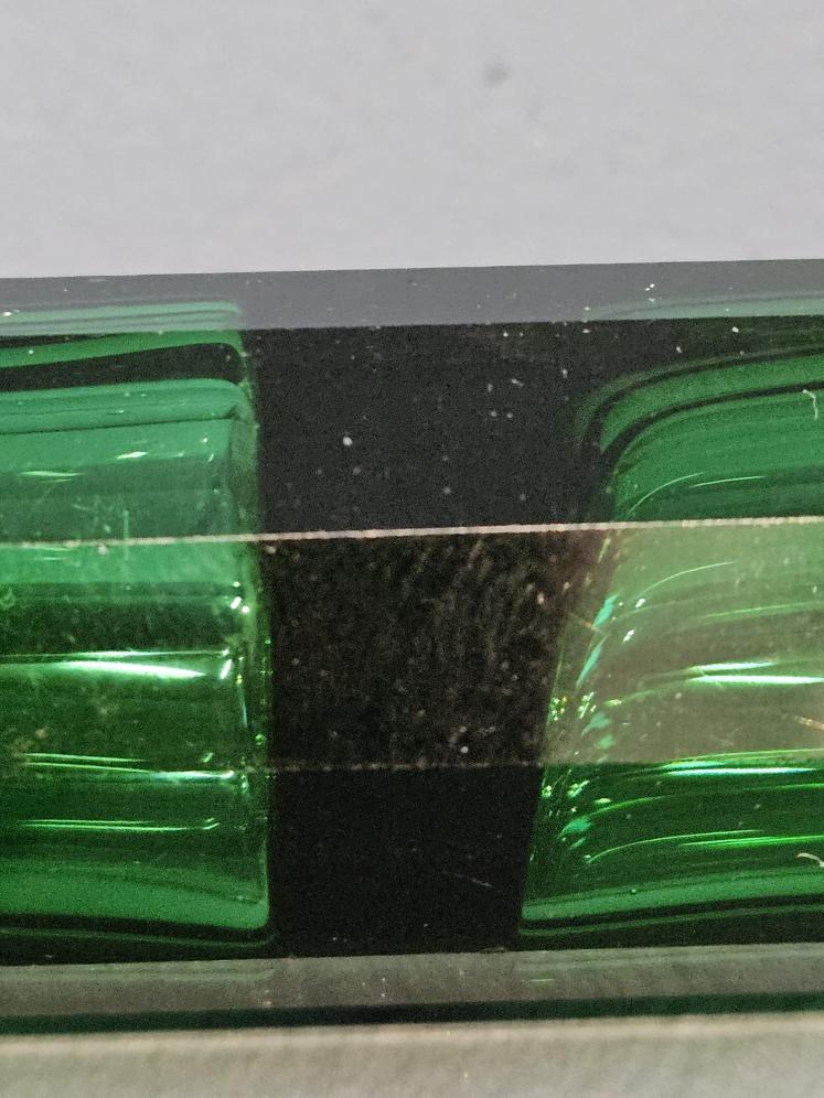 Victorian Emerald Glass Scent and Smelling Salts Bottle - Image 4